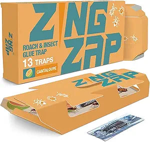13-Pack Roach Glue Traps - Passion Fruit Scented – Infused with Natural Bait for Maximum Effectiveness