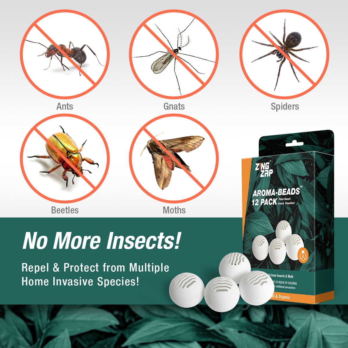 Aroma-Beads 12-Pack Insect Repellent Deodorizer Balls – ZingZapUSA