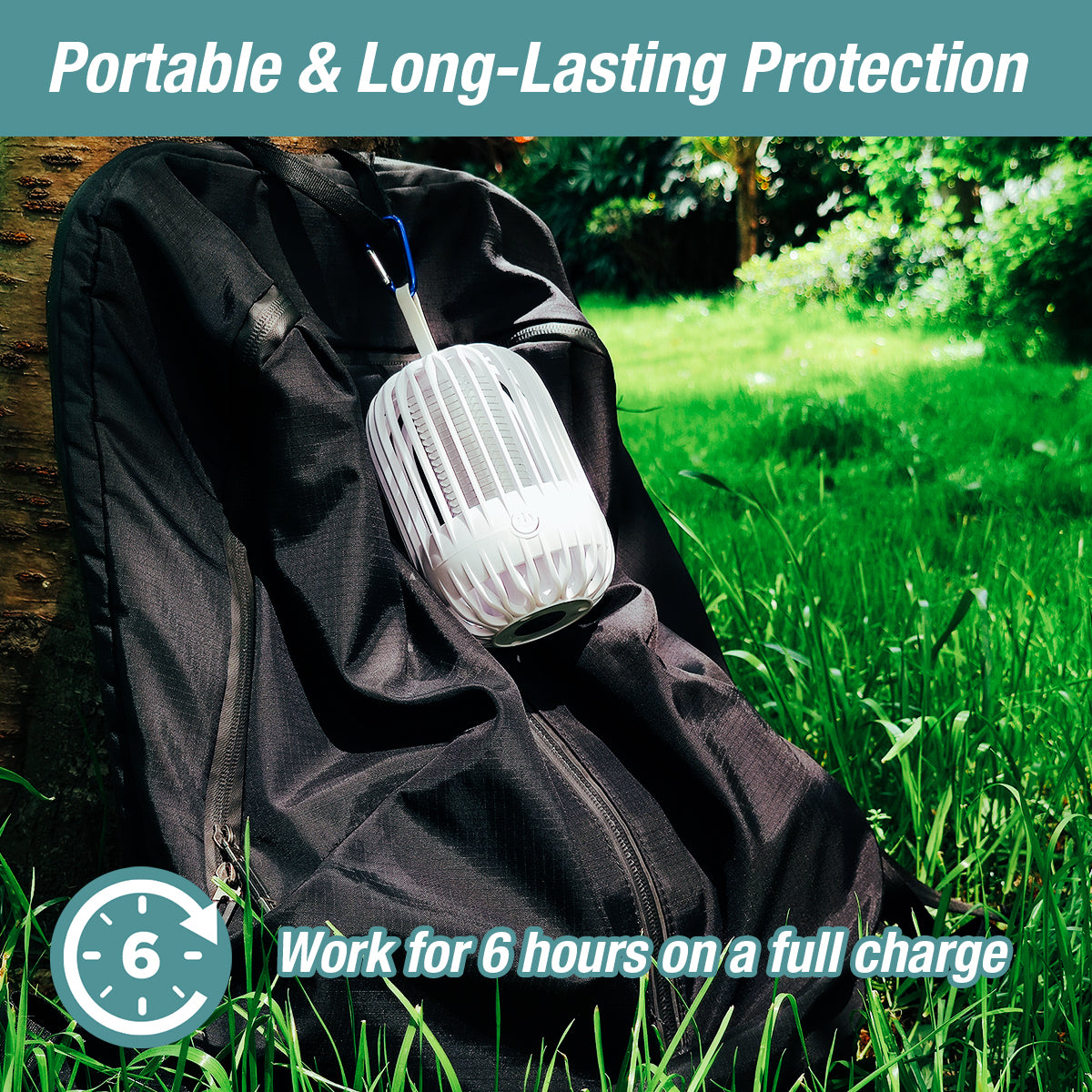 Portable Dual-Function Mosquito Zapper & LED UV Lamp – ZingZapUSA