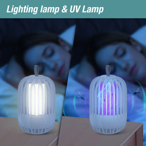 Portable Dual-Function Mosquito Zapper & LED UV Lamp